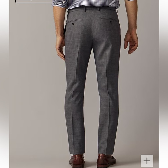 J crew Bowery dress pant in wool blend classic grey - Picture 3 of 4